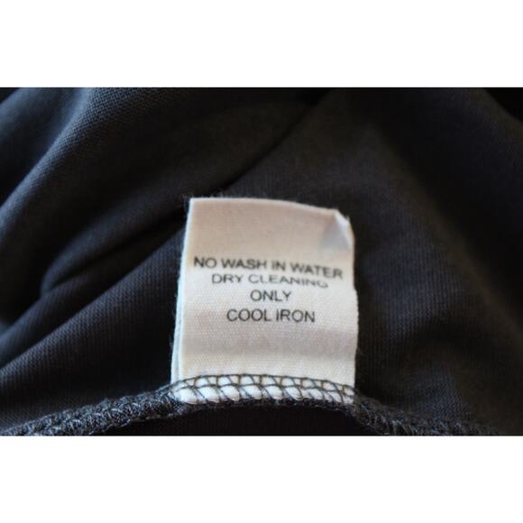 a’reve Gray Short Sleeve V-Neck Layered Hem Dress Women’s Size S - Picture 4 of 7